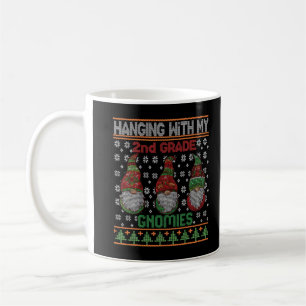 Christmas Ugly Sweater 2. Lehrerin Gnomies T - Shi Kaffeetasse