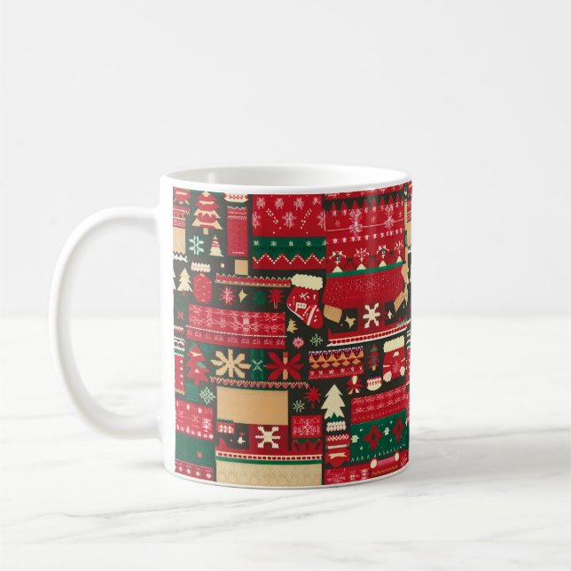 Christmas Ugly Sweater 7 Kaffeetasse (Links)