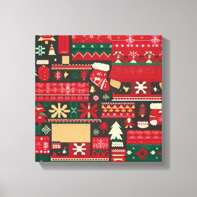 Christmas Ugly Sweater 7 Leinwanddruck (Vorderseite)