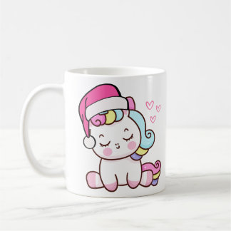 Christmas Unicorn Baby Kaffeetasse