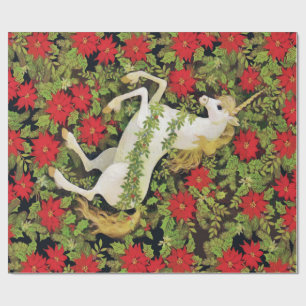 Christmas Unicorn Geschenkpapier