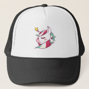 Christmas Unicorn Truckerkappe