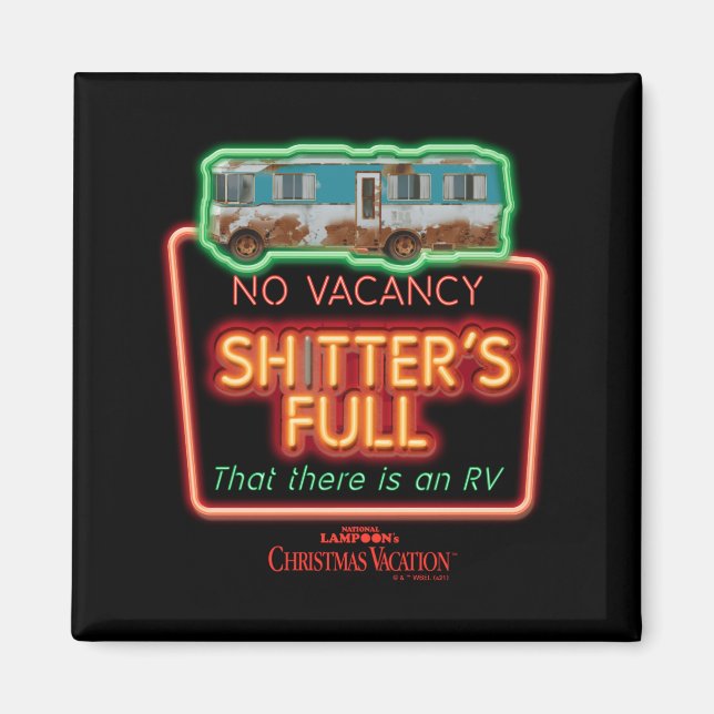 Christmas Vacation Ters Full Neon Sign  Magnet (Vorne)