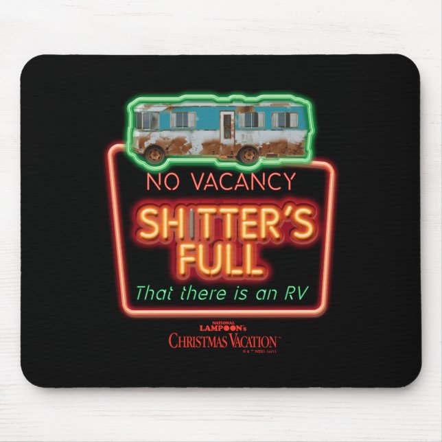 Christmas Vacation Ters Full Neon Sign  Mousepad (Vorne)