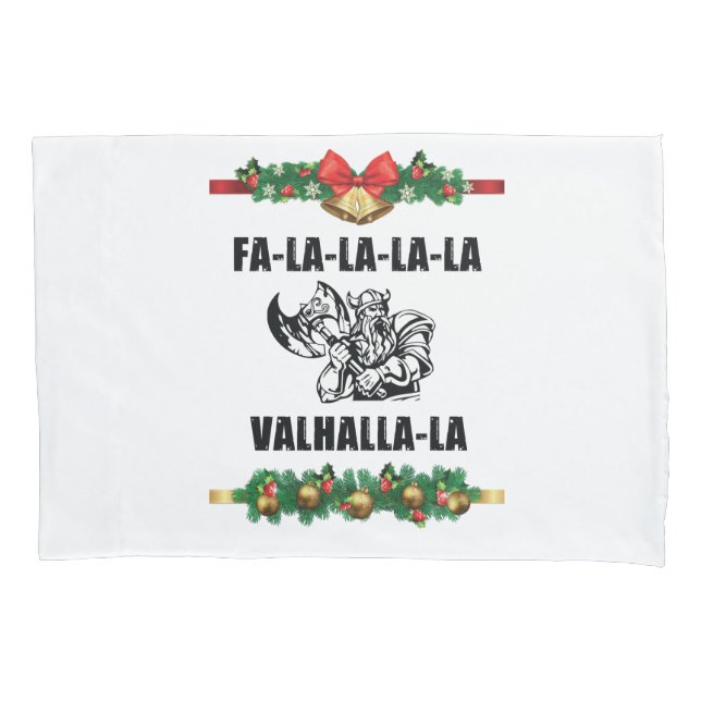 Christmas Valhalla Throw Pillow Kissenbezug (Vorderseite)