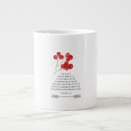 Christmas Verse Mug Isaiah 9:6 Jumbo-Tasse