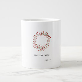 Christmas Verse Mug Luke 2:14 Jumbo-Tasse