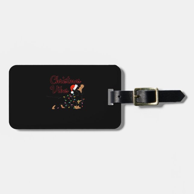 Christmas Vibes Classic T-Shirt Gepäckanhänger (Vorderseite horizontal)