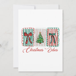 Christmas Vibes Festive Holiday Design Einladung