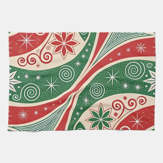 Christmas Vibes Geschirrtuch (Horizontal)
