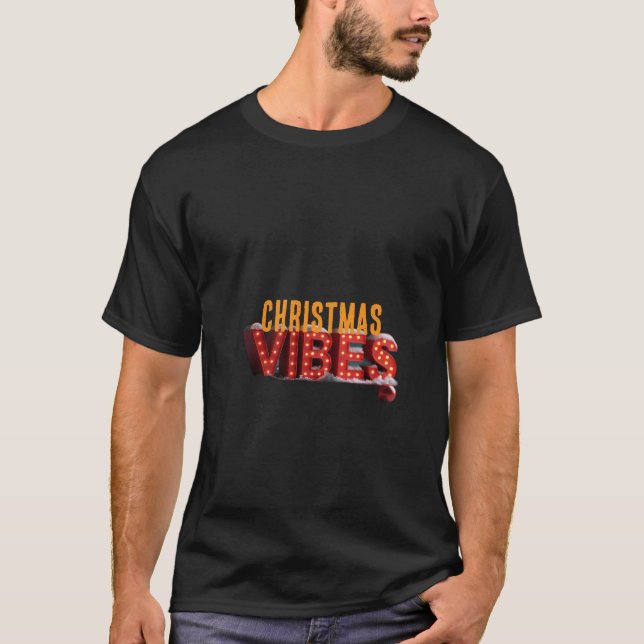 CHRISTMAS VIBES LOADING: PLEASE BE PATIENT T-Shirt (Vorderseite)