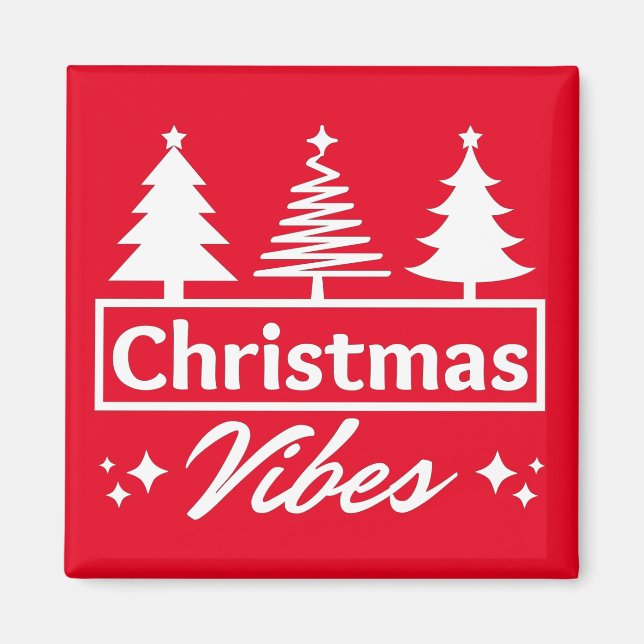 Christmas Vibes Magnet (Vorne)