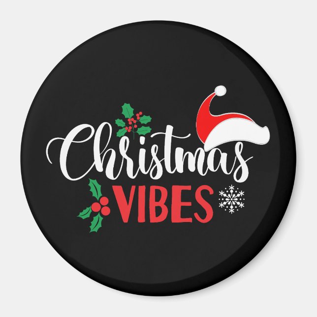 Christmas Vibes Magnet (Vorne)