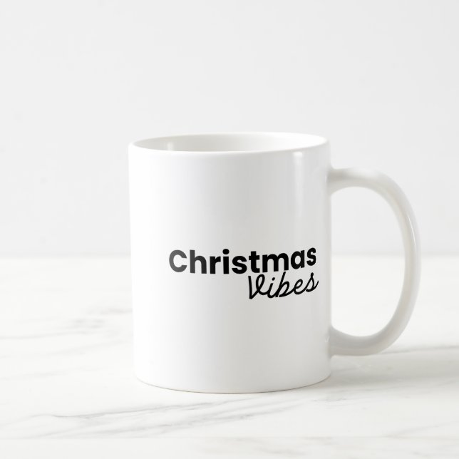 Christmas Vibes Modern Minimalist Trendy Styli Shi Kaffeetasse (Rechts)
