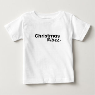 Christmas Vibes Modernes Minimalistisches Trendy Baby T-shirt