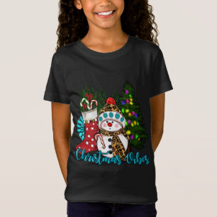 Christmas Vibes Niedlich Snowman Weihnachtsmann St T-Shirt