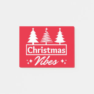 Christmas Vibes Post-it Klebezettel