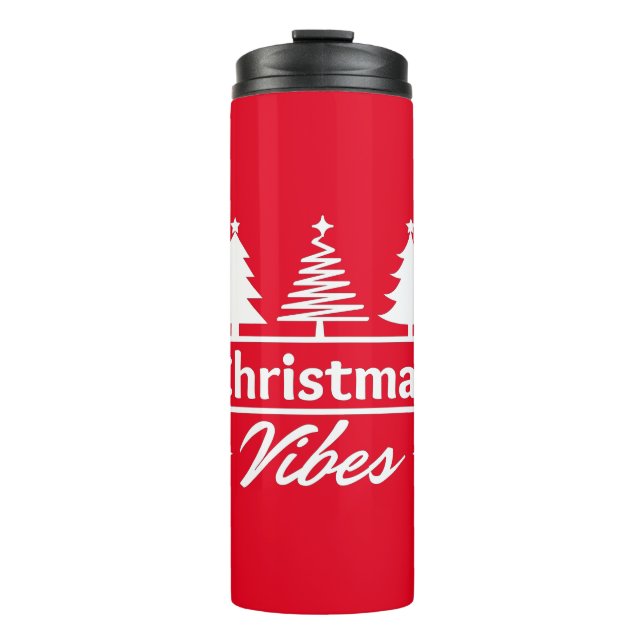 Christmas Vibes Thermosbecher (Vorderseite)