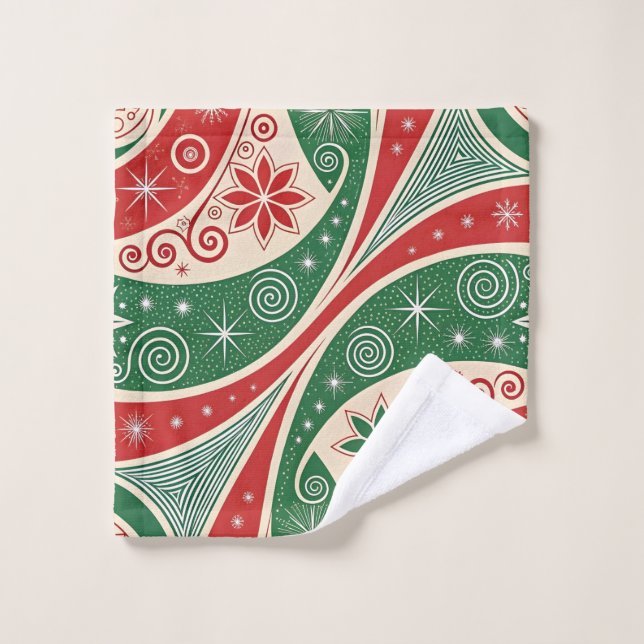 Christmas Vibes Waschlappen (Waschlappen)