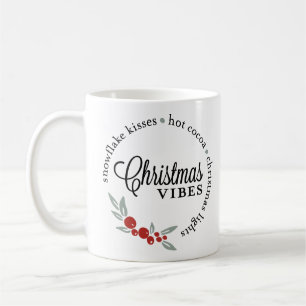 Christmas Vibes Wreath Kaffeetasse