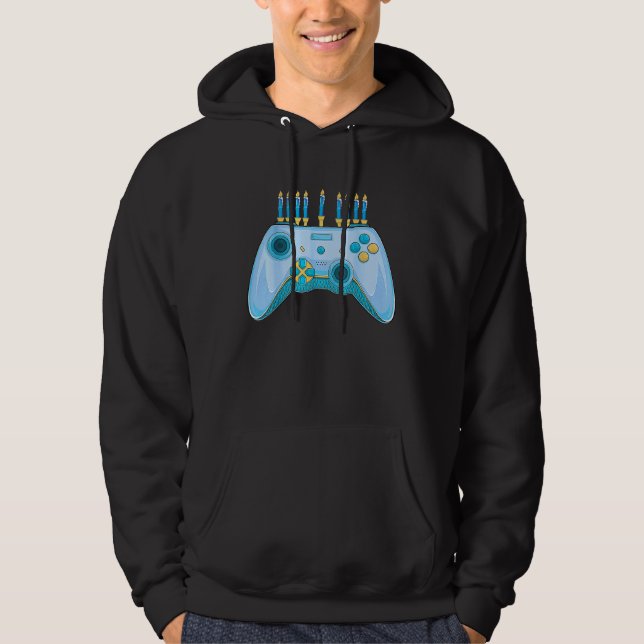 Christmas  Video Game Controller Hanukkah Jewish G Hoodie (Vorderseite)