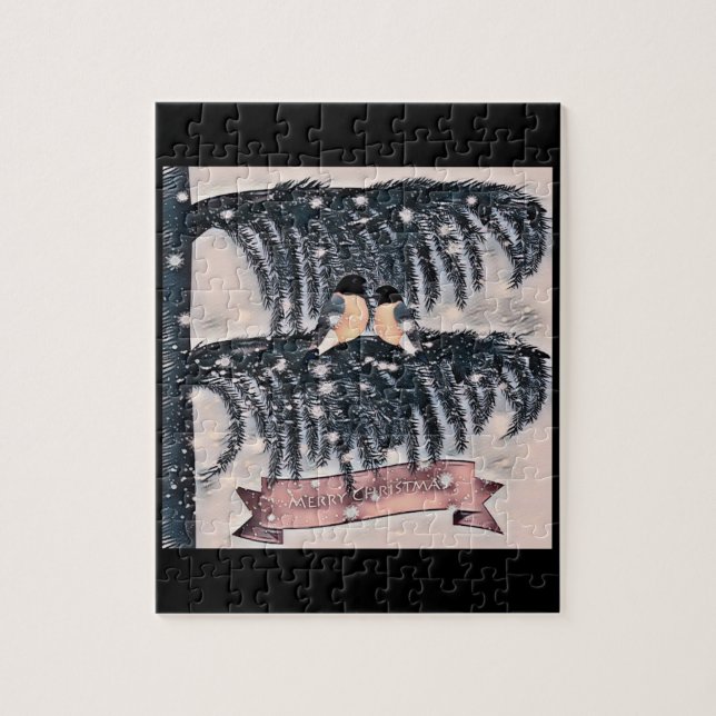 Christmas , Vintage Puzzle (Vertikal)