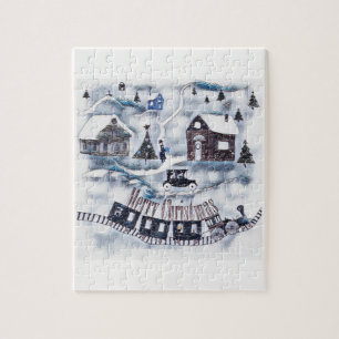 Christmas , Vintage Puzzle