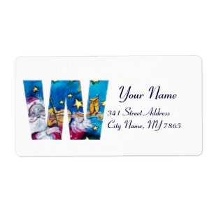 CHRISTMAS W LETTER / INSPIRIERT SANTA MONOGRAM