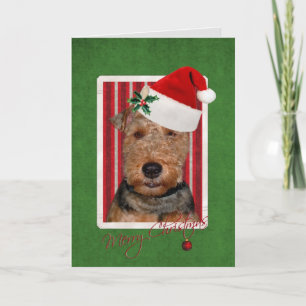 Christmas Welsh Terrier Feiertagskarte