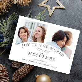 Christmas White Chic Luxury Grey 2 Photos Collage