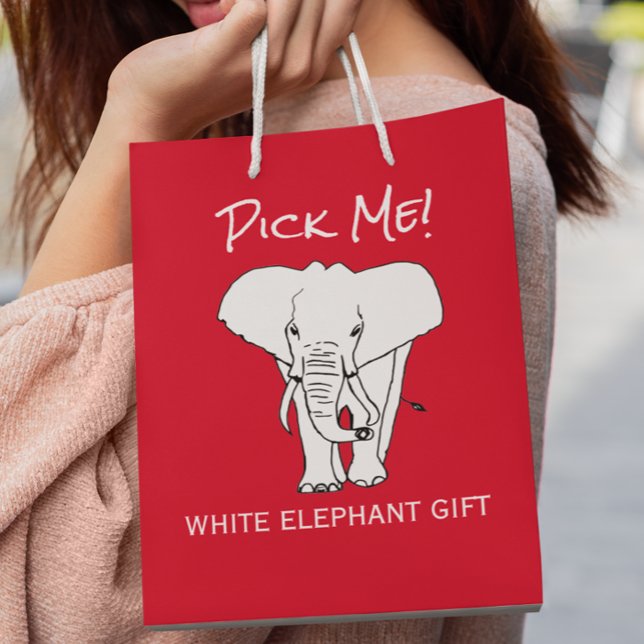 Christmas White Elephant Pick Me Geschenktausch Mittlere Geschenktüte (Von Creator hochgeladen)
