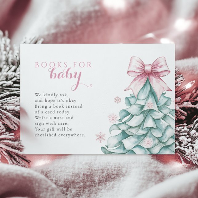 Christmas Winter Girl Baby Shooting Books for Baby Begleitkarte (Von Creator hochgeladen)