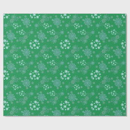 Christmas Winter Hanukkah Snowflake design  Geschenkpapier