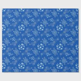 Christmas Winter Hanukkah Snowflake design  Geschenkpapier
