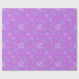 Christmas Winter Hanukkah Snowflake design  Geschenkpapier