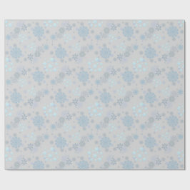 Christmas Winter Hanukkah Snowflake design Geschenkpapier