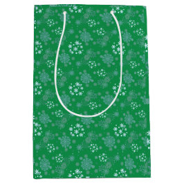 Christmas Winter Hanukkah Snowflake design  Mittlere Geschenktüte