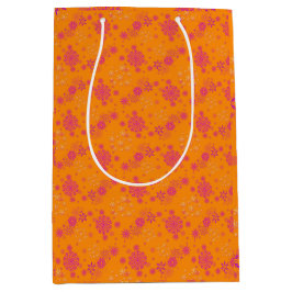 Christmas Winter Hanukkah Snowflake design  Mittlere Geschenktüte