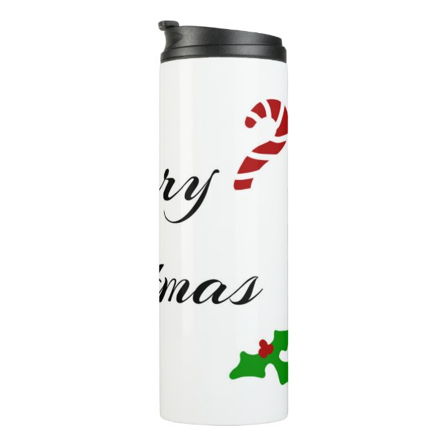 Christmas Wishes Thermal Tumbler Thermosbecher (Nach rechts gedreht)