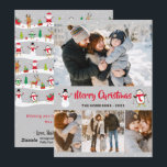 Christmas Wonderland Snowman Penguin 4 Foto Feiertagskarte<br><div class="desc">Christmas Wonderland Snowman Penguin 4 Foto Ferienkarte</div>