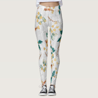 Christmas Wood Leggings