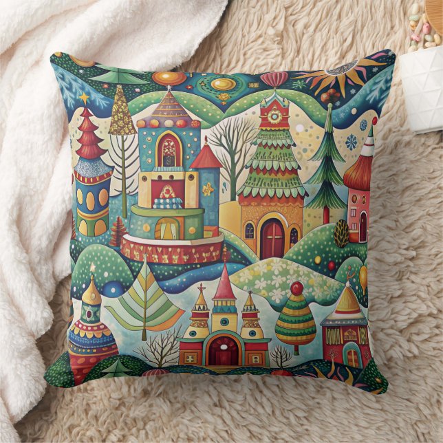 Christmas World  designer cushion Kissen (Decke)