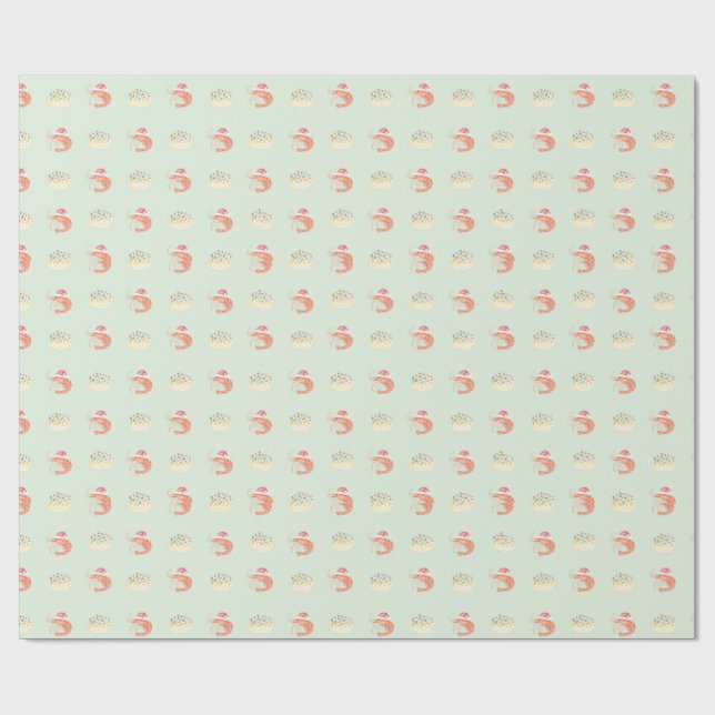 Christmas Wrapping Paper Geschenkpapier (Flach)