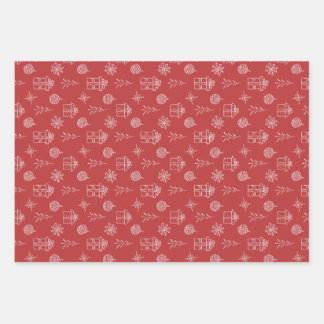 Christmas wrapping paper geschenkpapier set