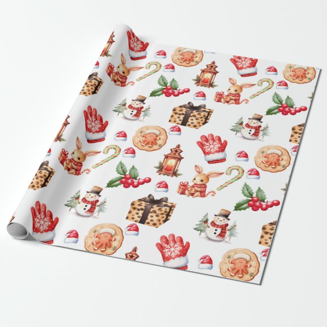 Christmas wrapping paper in Harmony Geschenkpapier (Ungerollt)
