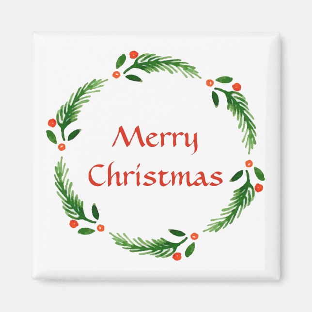 Christmas Wreath Magnet (Vorne)