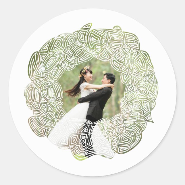 Christmas Wreath Stickers (Vorderseite)