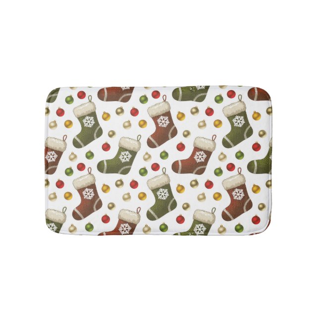 Christmas Wreaths Badematte (Vorderseite)