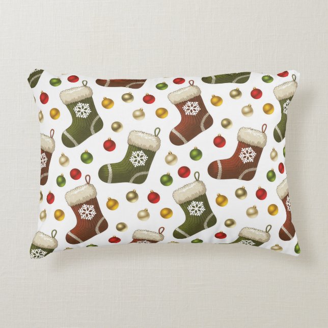 Christmas Wreaths Dekokissen (Vorderseite)