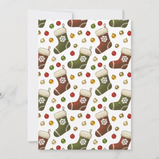 Christmas Wreaths Einladung (Vorderseite)